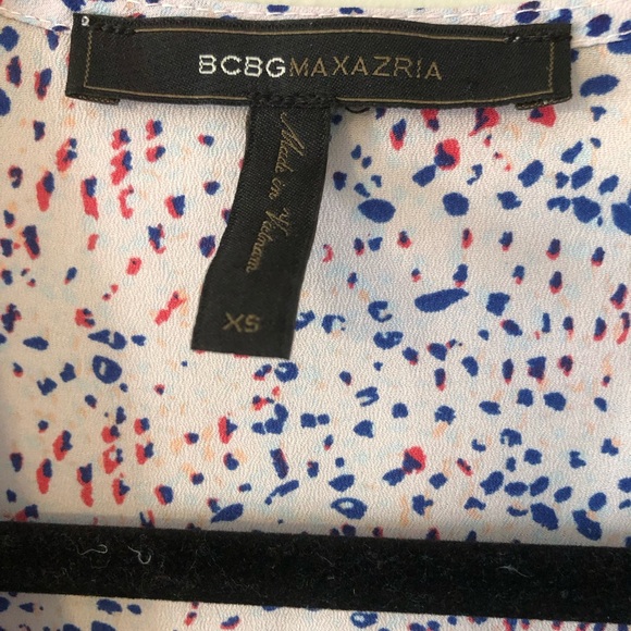 BCBG MaxAzria Printed High Low Dress, XSmall - Picture 2 of 5